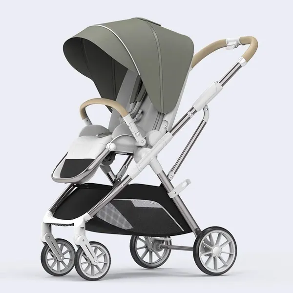 Hot Sale Luxury Baby Stroller Easy Folding Baby Jogger EN1888 Certified Lightweight Travel Baby Pushchair Pram photo-4