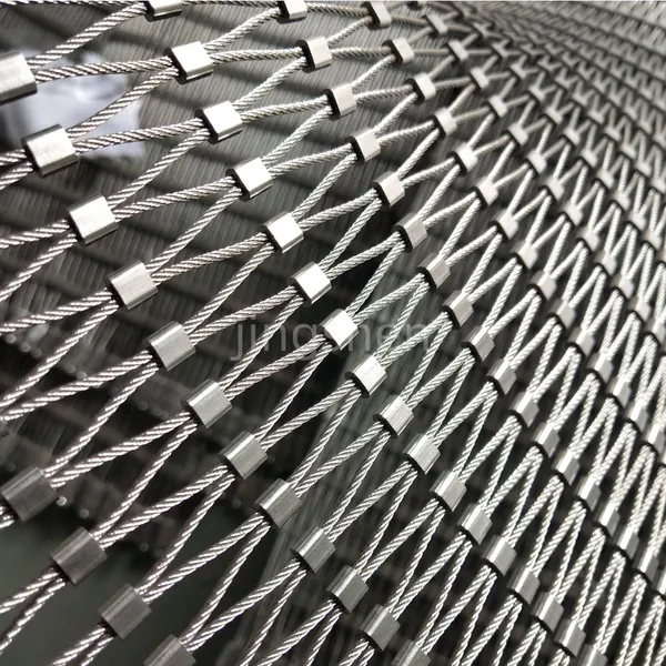 Hot-selling Stainless Steel Wire Mesh, Aviary/zoo Wire Mesh, Slope Protection Cable Mesh, Birdcage Mesh photo-3