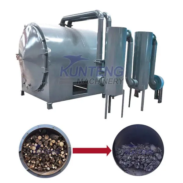 Smokeless Carbon Making Machine Charcoal Furnace Stove Clay