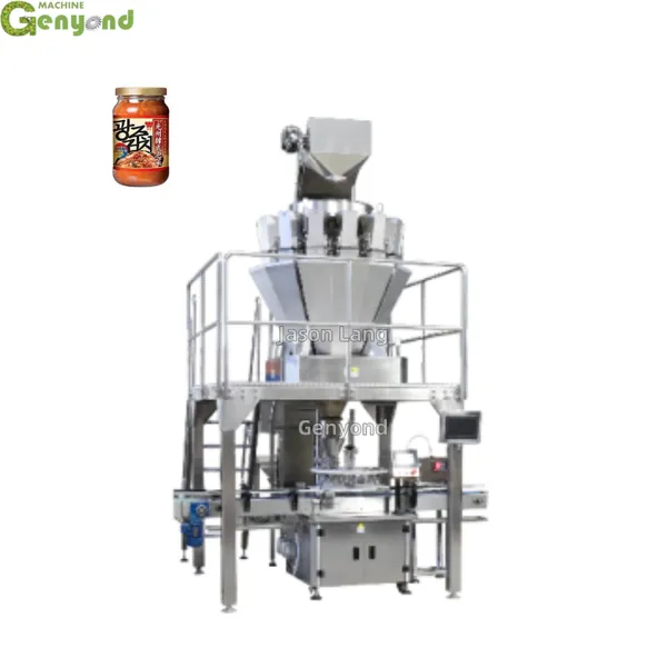 Genyond Pickled Food/Vegetable/Cucumbers/Garlic/Ginger/Onion Chips Filling Machine Production Line photo-6