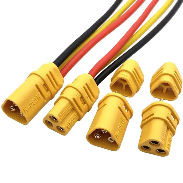 High-Temperature Silicone MT30 Battery Cable With Open Ends photo-5
