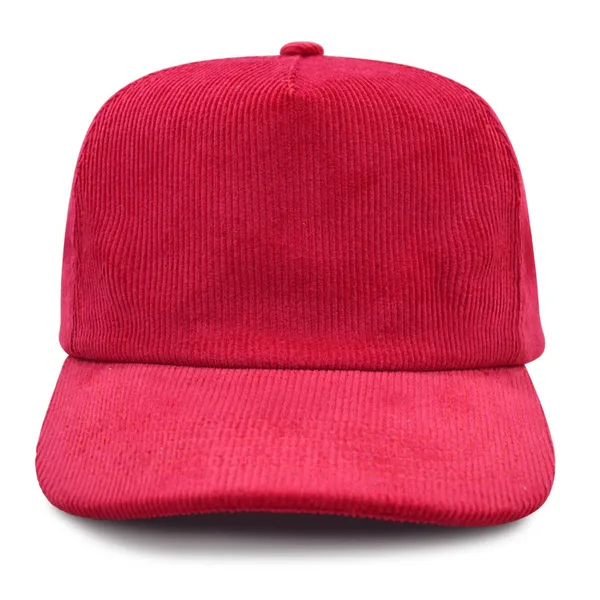 100% Cotton Corduroy Adjustable Snapback Cap Adult Daily Wear Hat Custom Logo Embroidery Rope Detail photo-3