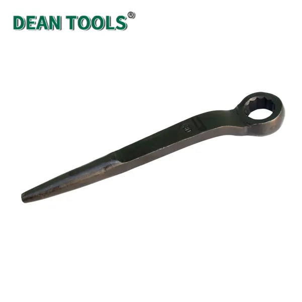 Offset Construction Box Wrench With Pin, 45# Steel, 22 mm Opening, Full Polish,Offset Box End Structural Box Wrench photo-4