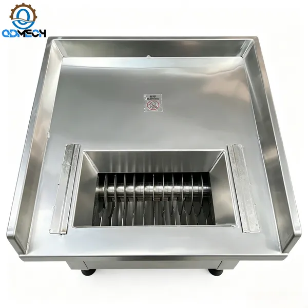 Stainless Steel Fresh Beef Pork Cutting Commercial Meat Cutter Machine Electric Meat Strip Cutter Industrial Meat Cutter For Catering Meat Shop Use photo-2