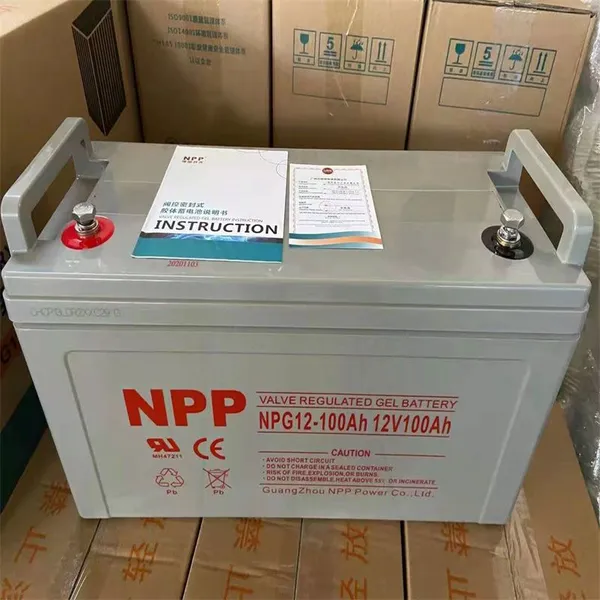 Nepu NPP Battery, NPG12-100 Valve-regulated Lead-acid Battery, 12V 100AH Power Communication UPS Power Supply, Complete Set for Use.