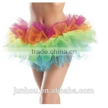 Rainbow Organza Tutu Petticoat Skirt photo-2