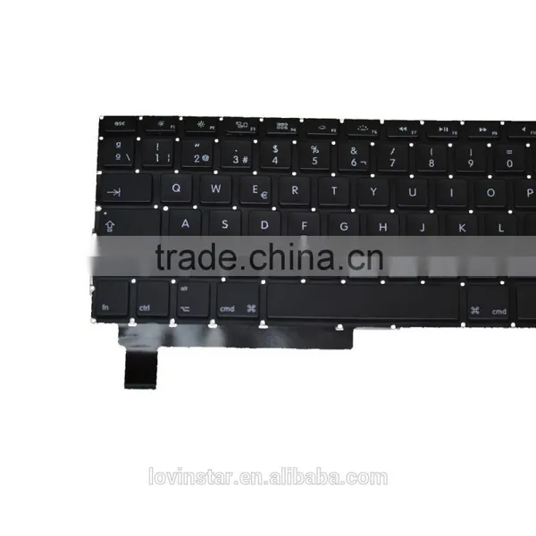 Professional Spanish Keyboard Replacement For Laptop Macbook Pro A1286 2008-2012 photo-3
