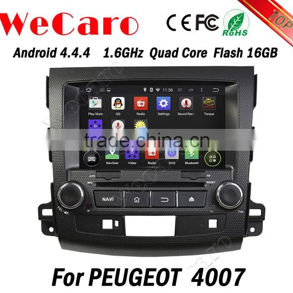 Wecaro WC-MO8063 Car Dvd Player for Peugeot 4007 Radio Android 4.4 3G Wifi Playstore photo-5