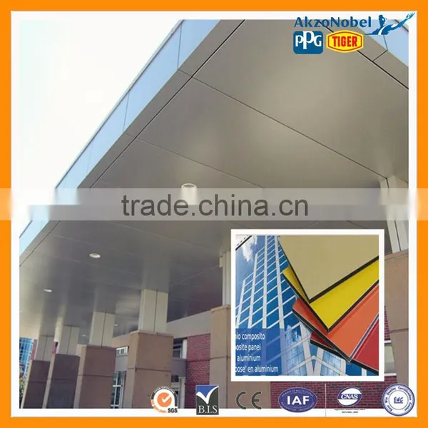 4mm/5mm/6mm 0.2MM B2 GRADE FIREPROOF PVDF Aluminum Composite Panels(ACP) Board Manufacturer in CHINA photo-2
