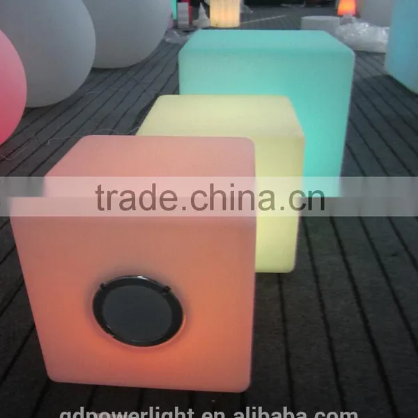 Rechargeable LED Cube With Bluetooth Speaker Stereo YXF-4040B photo-2