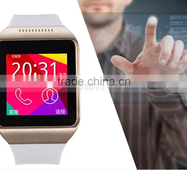 3 Colors Silicone Touch Screen SIM Camera Smart Hand Watch Mobile Phone Cell Phone photo-3