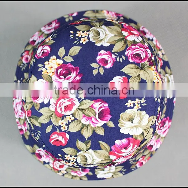 Wholesale 2015 Custom Fashion Short Brim Fabric Dyed Bucket Hat photo-4