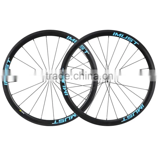 2016 Chinese New Clincher Tubeless Ready Road Rims 25mm Wide Road Bicycle Carbon Wheels 38C-TL photo-2