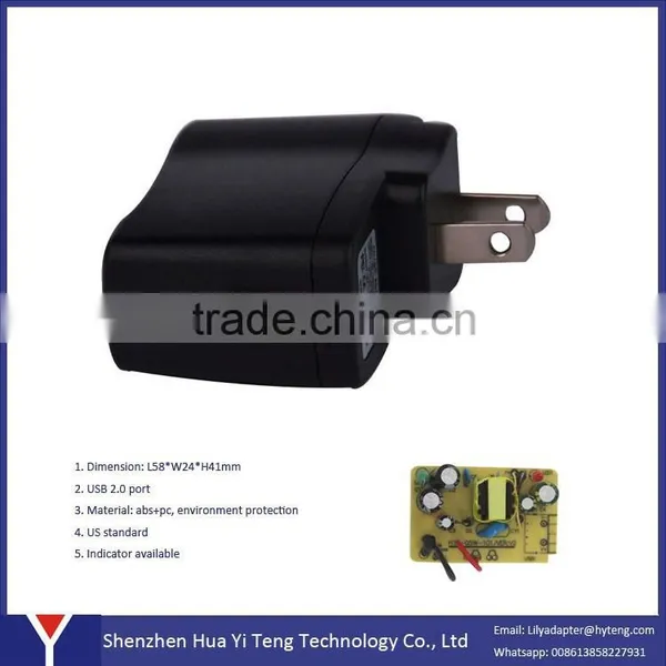 AU UK US EU Plug 5v 0.5a Usb Power Adapter photo-3