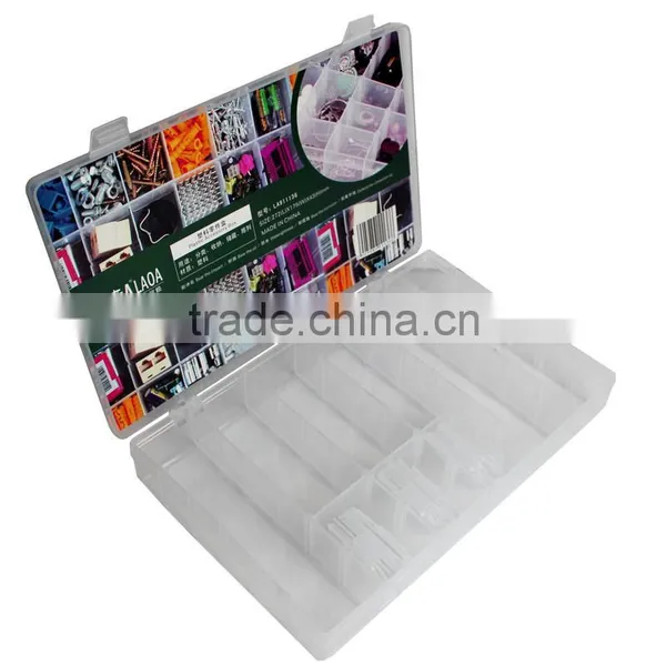 36grids Transparent Home Use Hardware Tool Box Work Bin Transparent Bin photo-2
