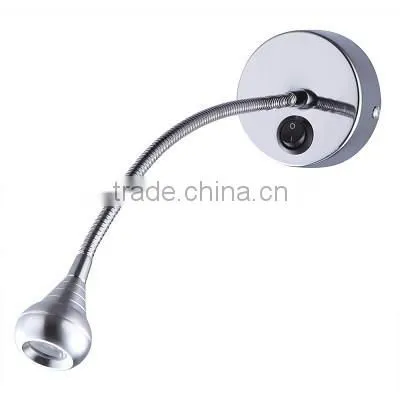 Bathroom Wall Light Led Lighting Fixtures Warm White Silver Black With On/off Switch photo-3