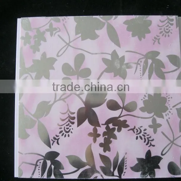 Printing And Hot Stamping Foil PVC Panel for Ceiling