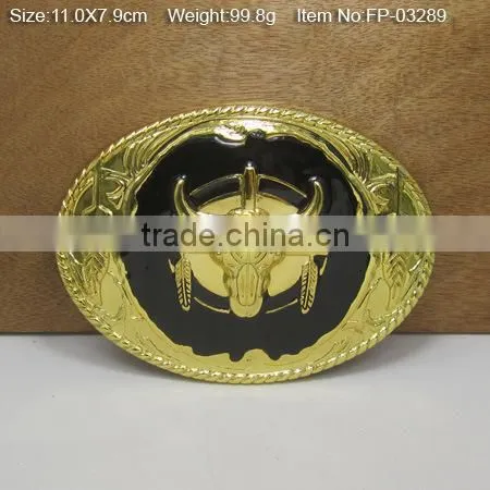 Wholesale Men's 35mm Metal Plate Belt Bucklewith Rhinestones photo-6