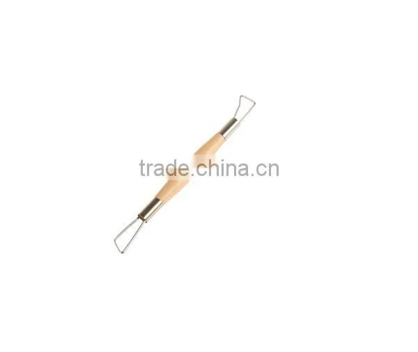 7 Pcs Wood Handle Clay Sculpture Tool Loop Tool photo-2