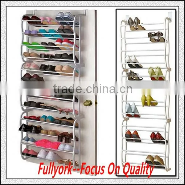 Over The Door Hanging Shelf Shoe Rack Organizer Shoe Storage photo-2
