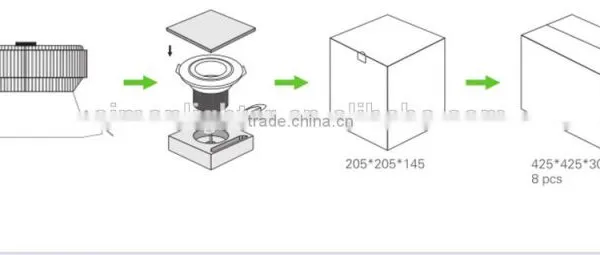 Ultra Slim Cob Led Downlight 6w 10w 20w 30w 40w 50w Recessed Led Ceiling Downlight photo-3