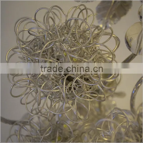 Withe Led Cystal Ball Indoor Decoration Aluminum Led Table Lamp Wire Lamp photo-3