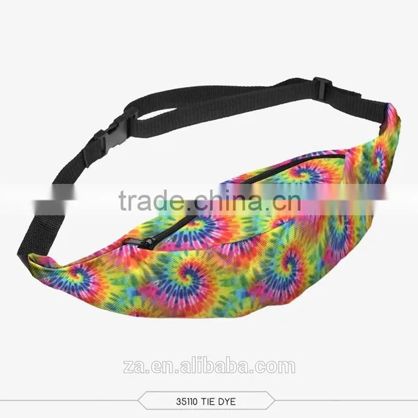 Factory Wholesaler Fashion Fancy Printed Tie Tye Waist Tool Bag for Women and Ladies
