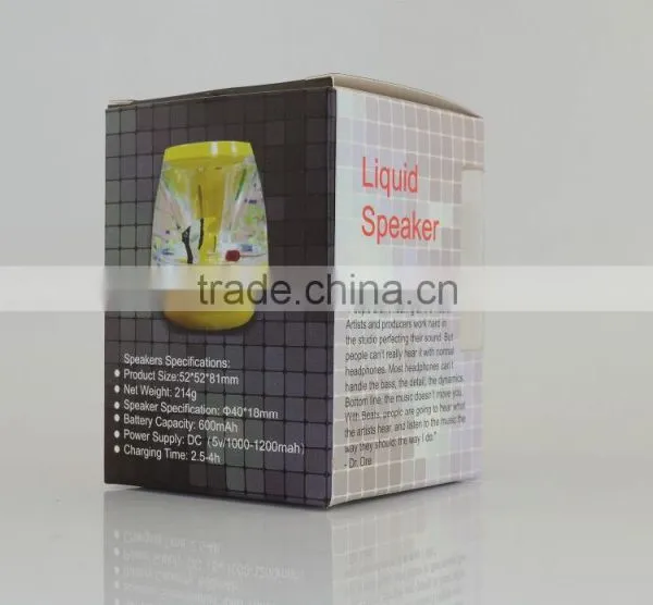 Popular Mini Portable Liquid Speaker Wireless Mini Bluetooth Speakers Smart Speaker Support SD/TF Card for Mobile Phone and MP4 photo-6