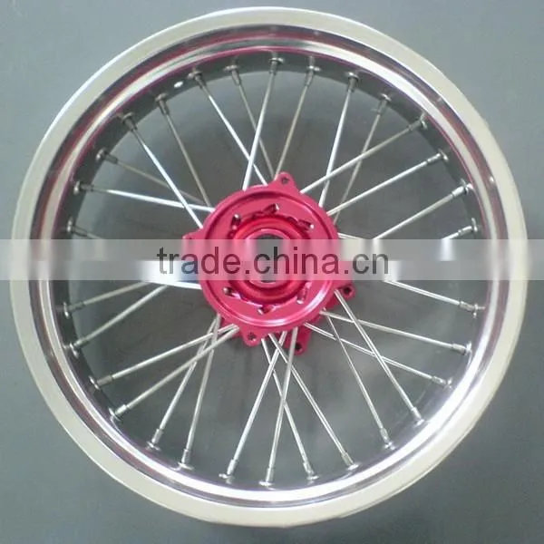 MT5.0 36 Holes Golden and Black Alloy Motorcycle Rims Wheel Rims photo-2