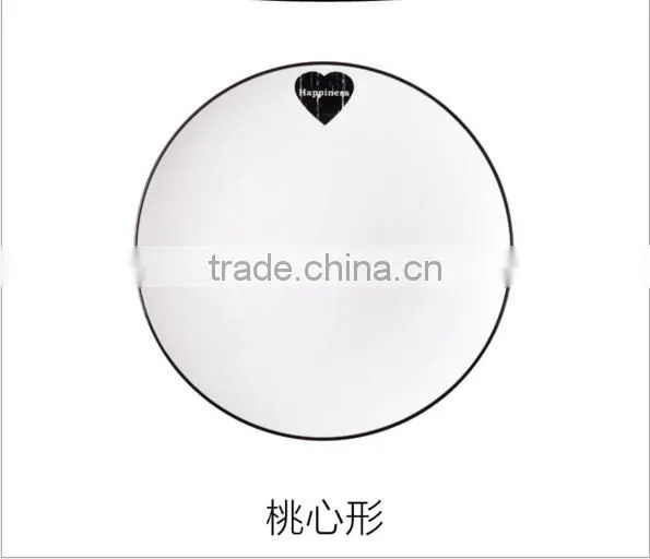 Contracted the Nordic Style Household Hand-painted Ceramic Dinner Plate YJ-XFXL photo-6