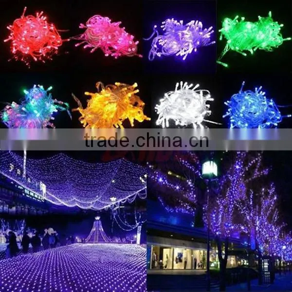 Waterproof 10M 100 LED RGB String Fairy Light For Christmas Mas Party Lamp Bulb Red Yellow Blue White Green Pink Purple White photo-2