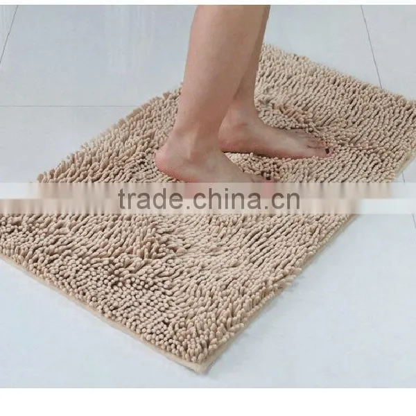 40x60cm Bathroom Microfiber Chenille Mat 100 Polyester photo-3