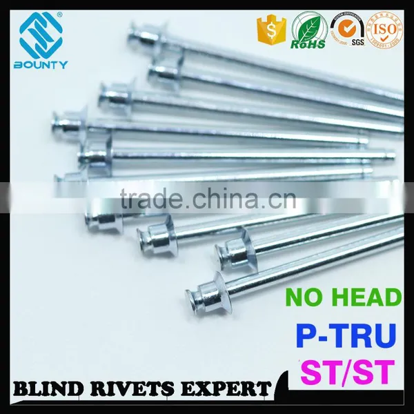 HIGH QUALITY DOUBLE CSK COUNTERSUNK STEEL PULL THRU POP RIVETS FOR ELECTRONIC COMPONENTS photo-3