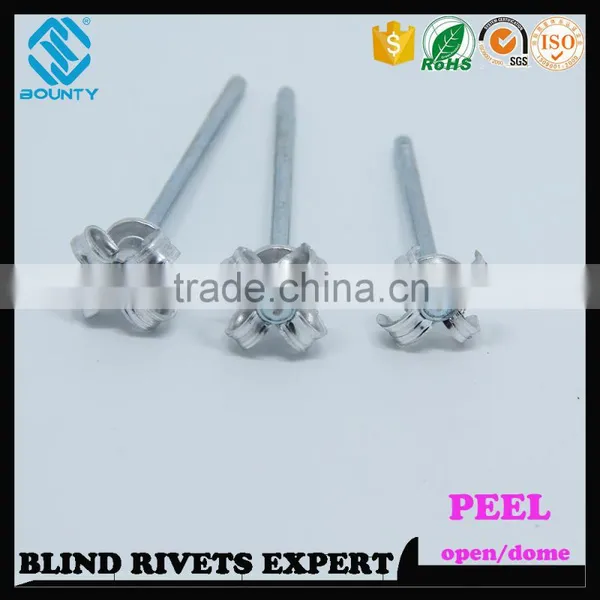 HOT SELLING OPEN END MANUFACTURER ALU/ST POP PEEL TYPE RIVETS photo-4