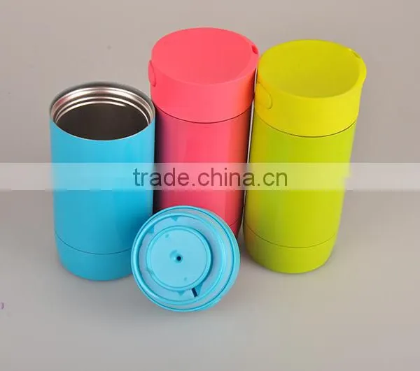 Wholesale Double Wall Vacuum Travel Mug With Side Open Lid Quality Assured photo-2