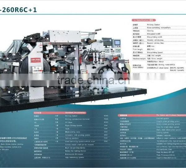 High Speed Colour Label Printing Machine photo-2