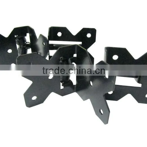 Vinyl Gate Hardware Self-Closing Stainless Steel Adjustable Hinges With Enclosed Spring photo-2