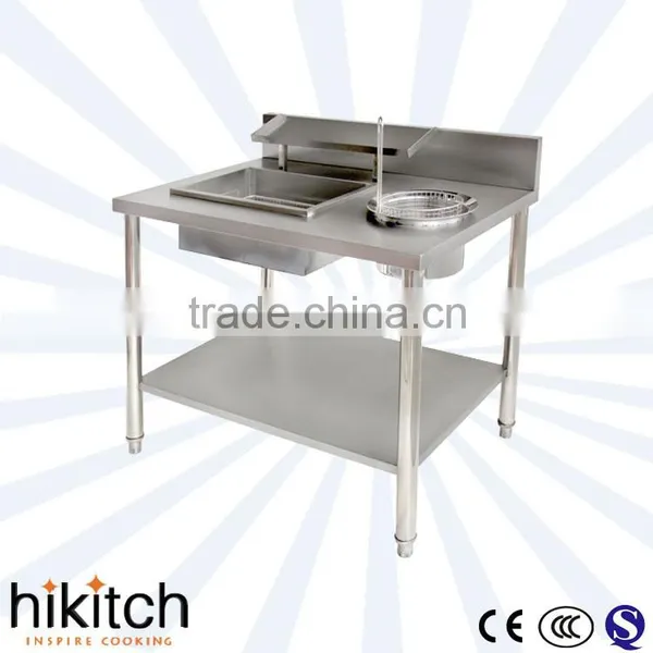 commercial kichen equipment stainless steel wroking table 0.8 M