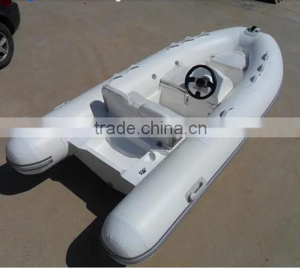 3.9m Fiberglass White Sea Boat for Leisure