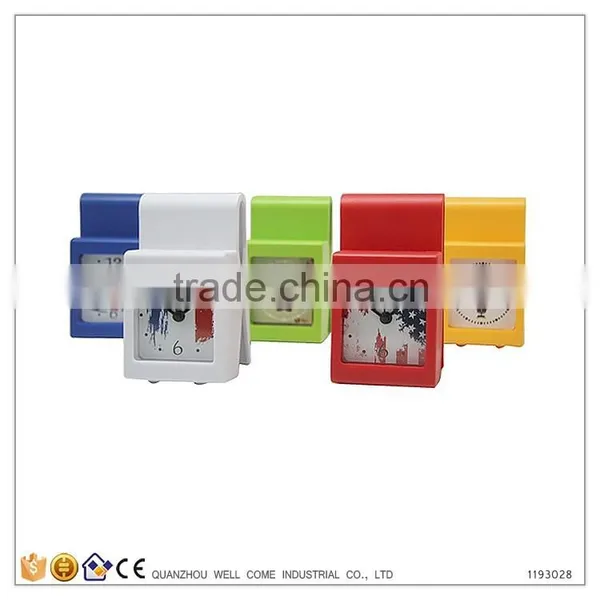 Plastic Clip on Table Mini Alarm Clock photo-2