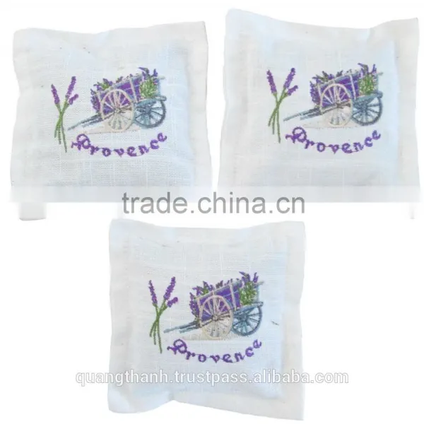 Hand Embrodery Lavender Bag,hand Embroidery Lavender Sachet photo-4