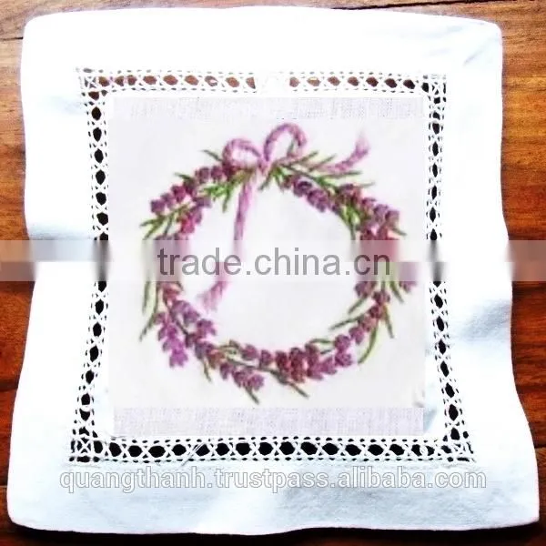 Hand Embroidery Lavender Bags ,sachet Bag,embroidery Lavender Pillow photo-3