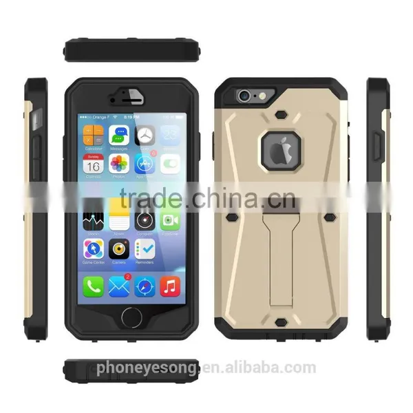 3 in 1 Hybrid Defender Combo Case for With Stand for HTC ONE M9 photo-2