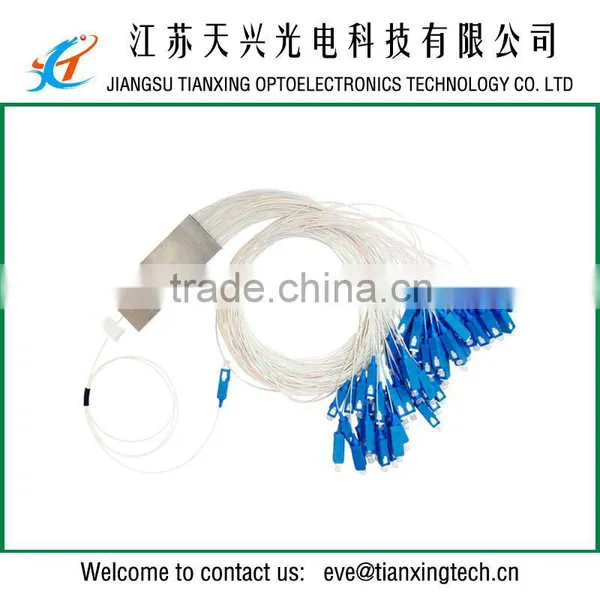 900um Fanout Fiber 1x64 SC UPC Optical PLC Splitter for GPON
