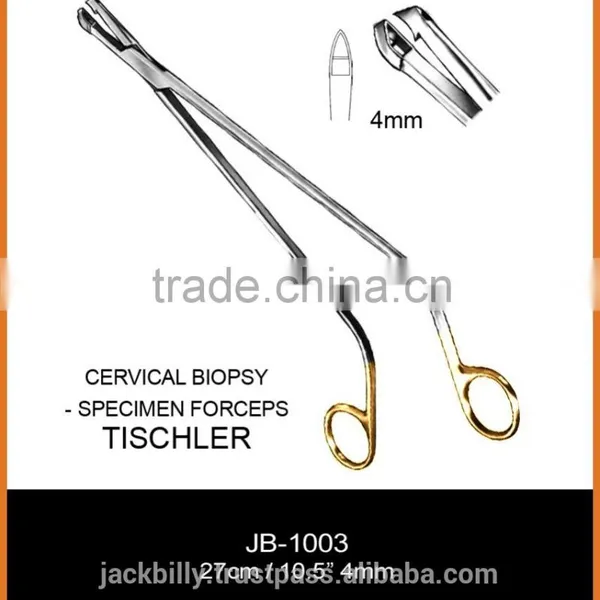 Van Dore With Ratchet, Cervical Biopsy Specimen Forceps, Biopsy Forceps, photo-2