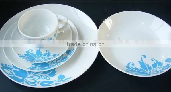 Christmas Coupe Shape Dinnerware Royal Porcelain Dinner Set photo-2
