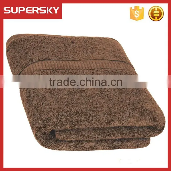 C1099 Adult Plain Dyed 100% Cotton Bath Towel 70x140cm photo-5