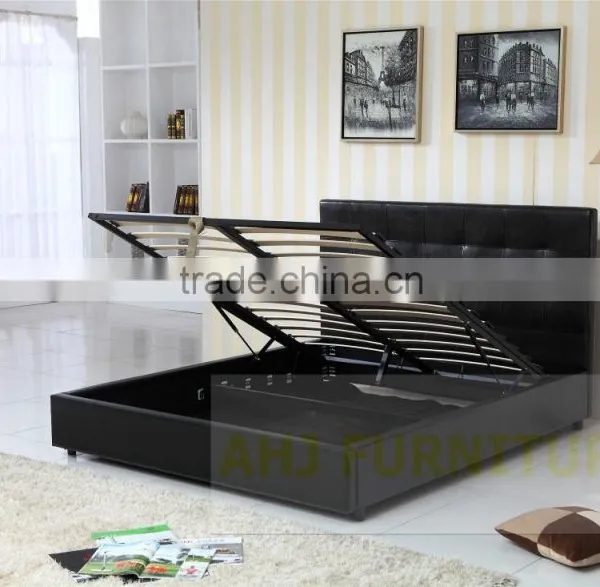 Storage Bed Frame, Cheap pu Storage Beds, Faux Leather Storage Beds
