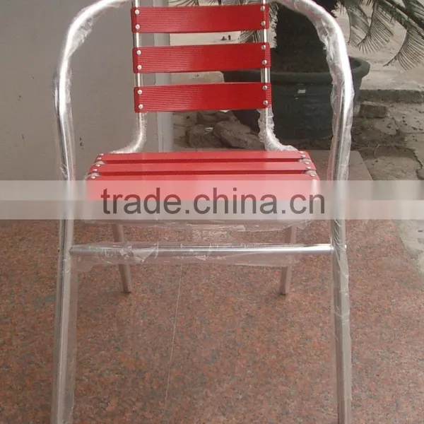 0503 Low Price Good Quality Ourdoor Garden Dining Aluminum Stacking Chair YC001 photo-4