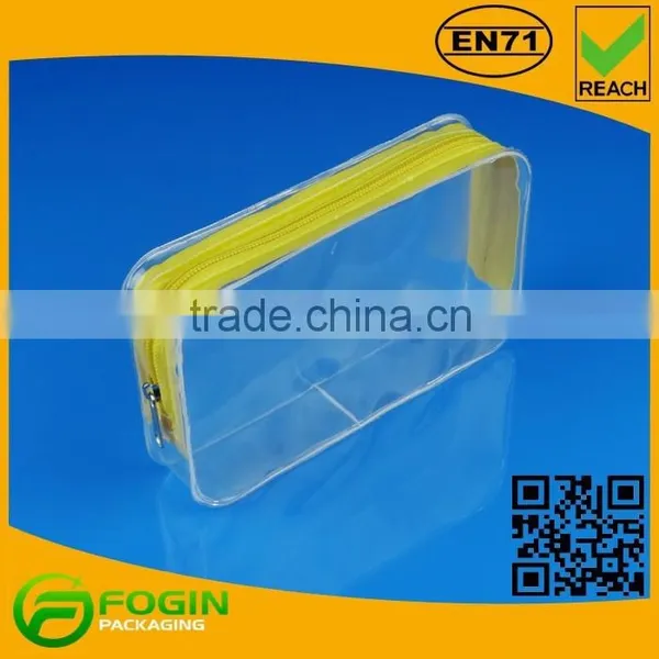 Clear Water Resistant EVA Bag With Zipper Factory From China photo-2
